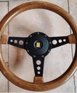 Volant Moto-Lita bois 3 branches – Vintage Renault